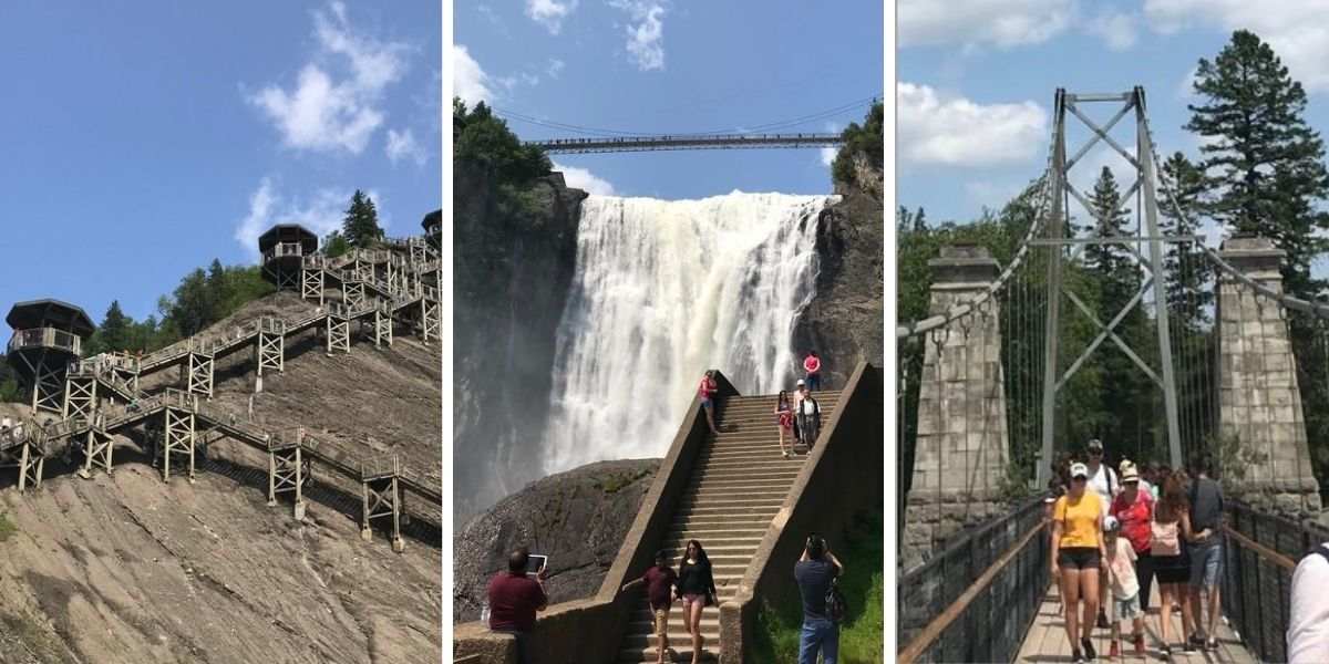 487-step-staircase-low-angle-shot-montmorency-falls-people-walking-on-suspended-bridge