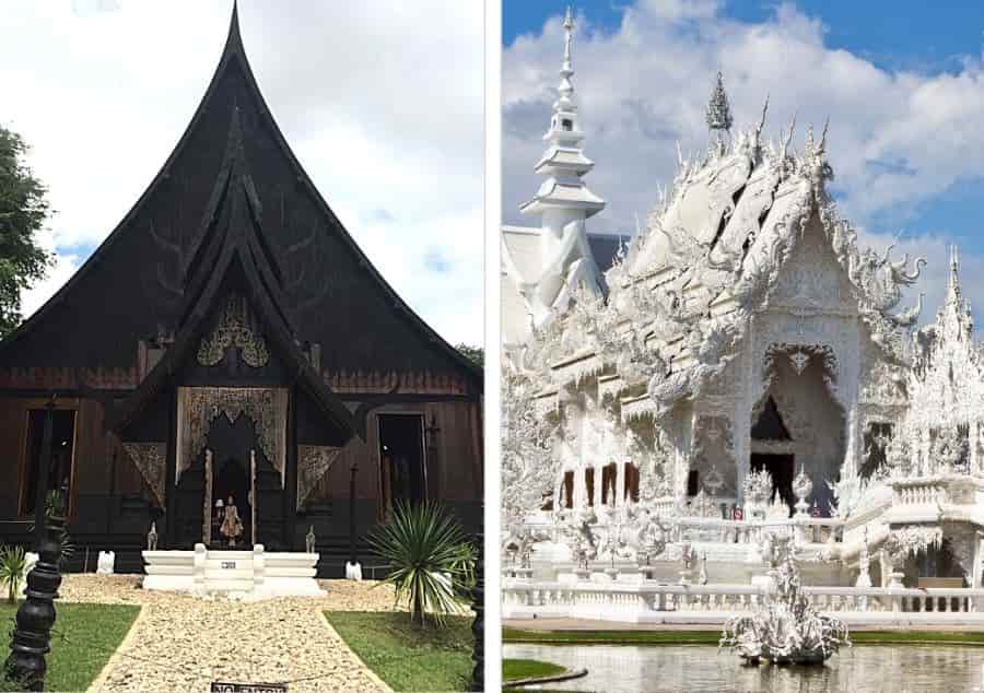 Black Temple vs White temple Chiang Rai