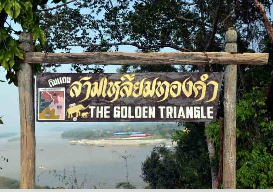 Golden Triangle the border of Thailand, Burma and Laos
