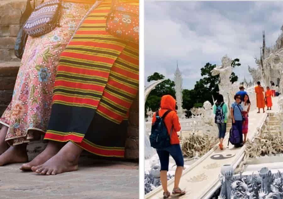 Sarong Dress code for visiting white temple chiang rai
