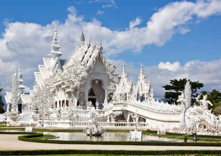 Wat ( Temple ) Rong Khun in Chiang Rai Thailand