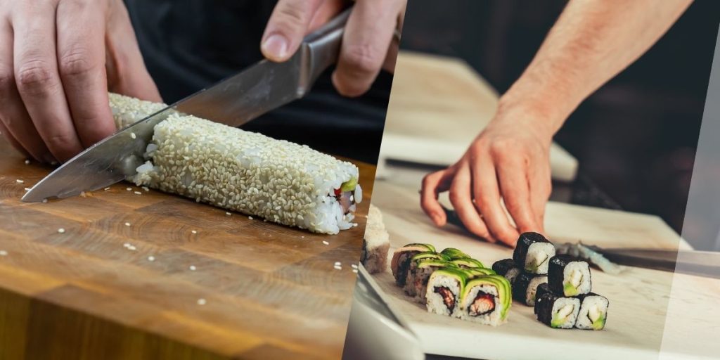 chef-cutting-sushi-roll-preparing