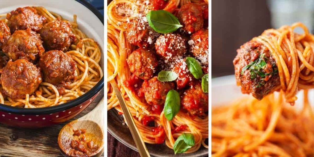 italian-pasta-spaghetti-and-meatballs-close-up-tomato-sauce
