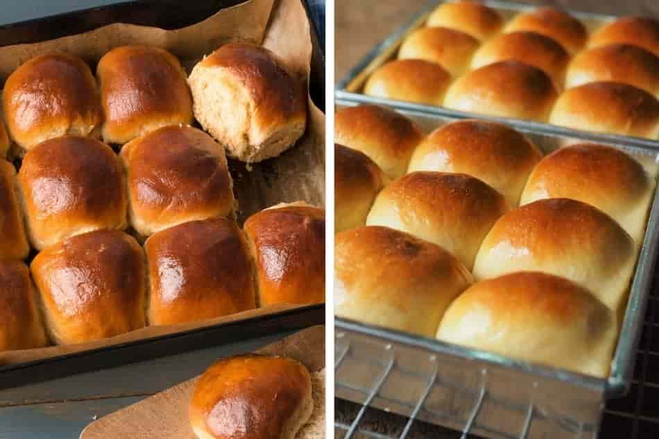 freshly-made-whole-wheat-honey-rolls-rack-pan-bowl